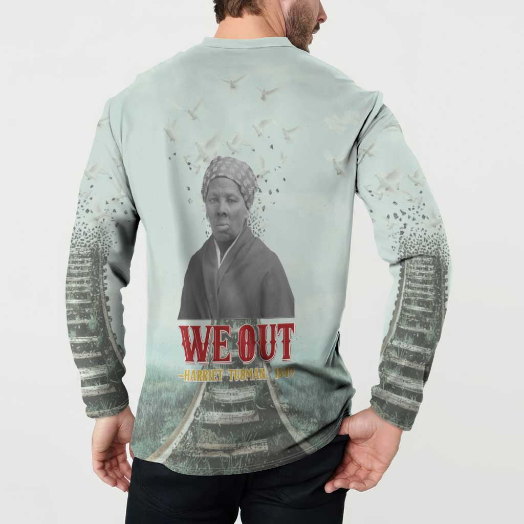 Harriet Tubman 1849 Button Sweatshirt Freedom Fighter Legacy - Wonder Print Shop