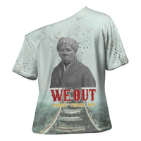 Harriet Tubman 1849 Cross Shoulder Shirt Freedom Fighter Legacy - Wonder Print Shop