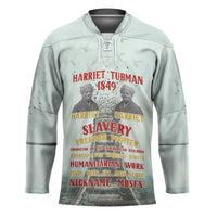 Harriet Tubman 1849 Hockey Jersey Freedom Fighter Legacy - Wonder Print Shop