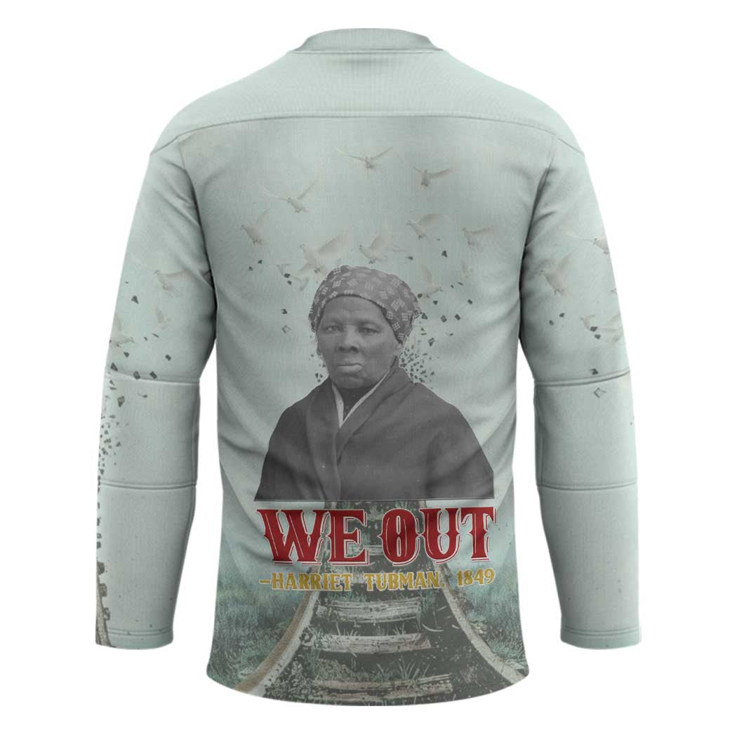Harriet Tubman 1849 Hockey Jersey Freedom Fighter Legacy - Wonder Print Shop