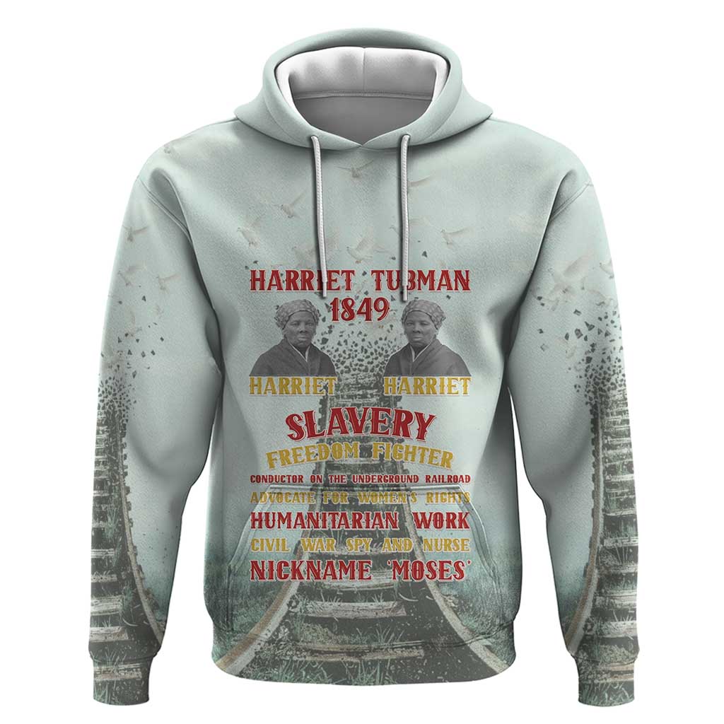 Harriet Tubman 1849 Hoodie Freedom Fighter Legacy - Wonder Print Shop