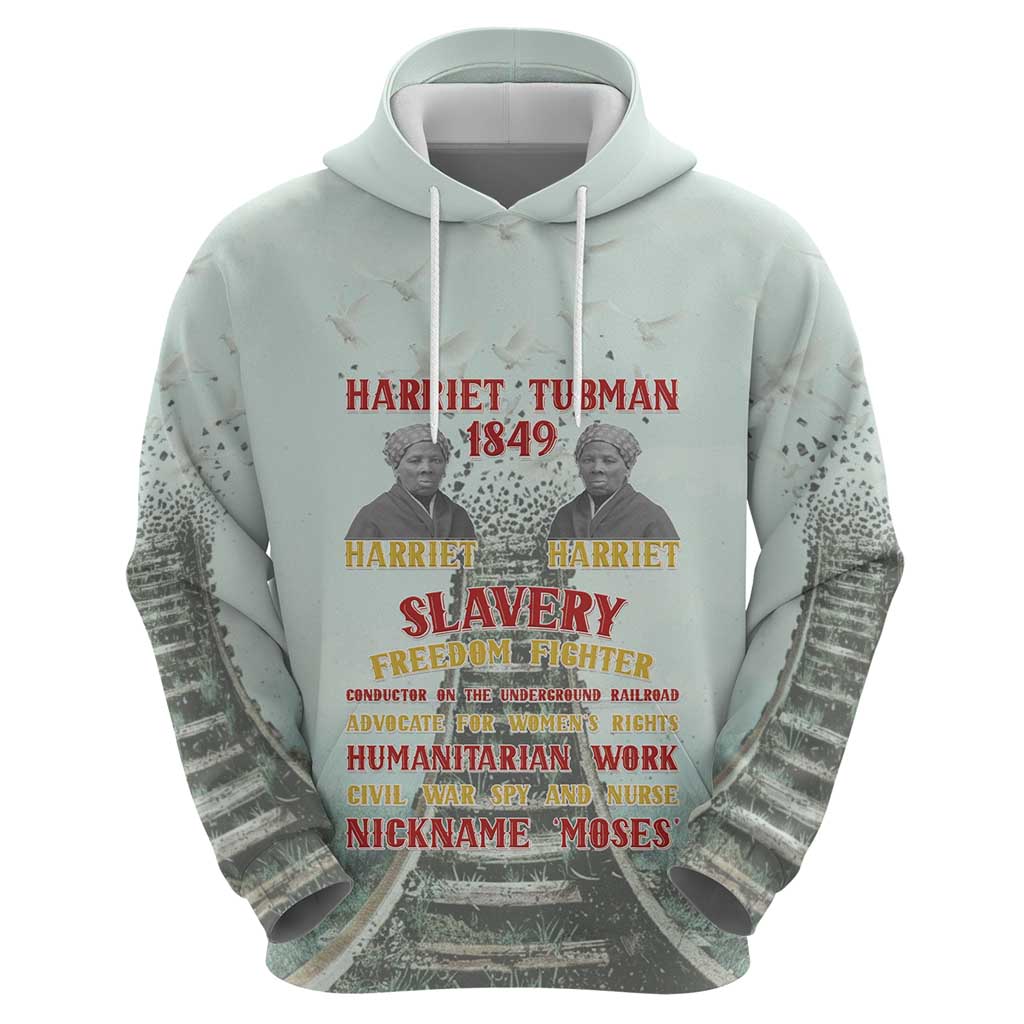 Harriet Tubman 1849 Hoodie Freedom Fighter Legacy - Wonder Print Shop