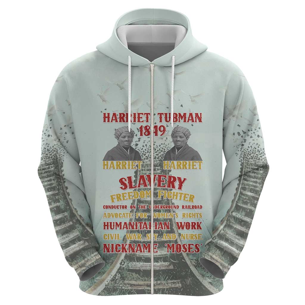 Harriet Tubman 1849 Hoodie Freedom Fighter Legacy - Wonder Print Shop