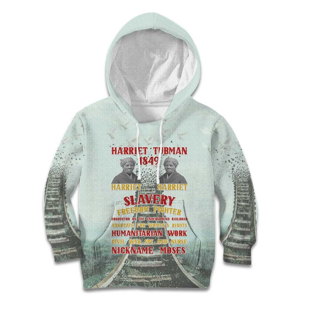 Harriet Tubman 1849 Kid Hoodie Freedom Fighter Legacy - Wonder Print Shop