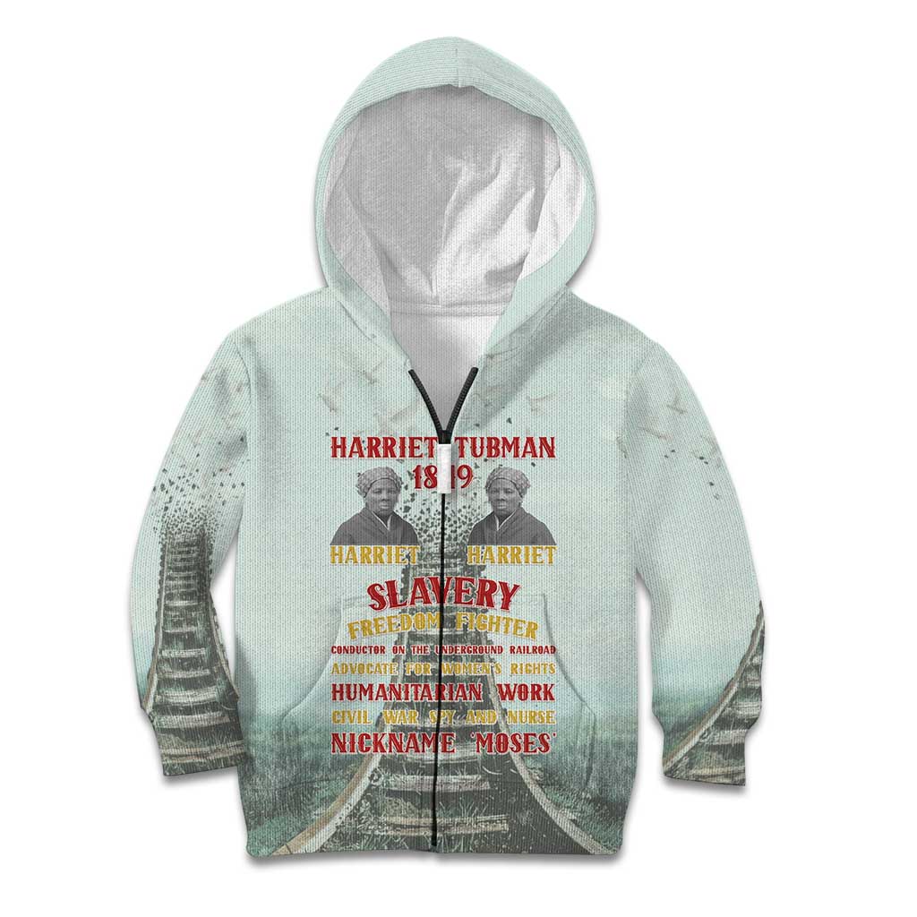 Harriet Tubman 1849 Kid Hoodie Freedom Fighter Legacy - Wonder Print Shop