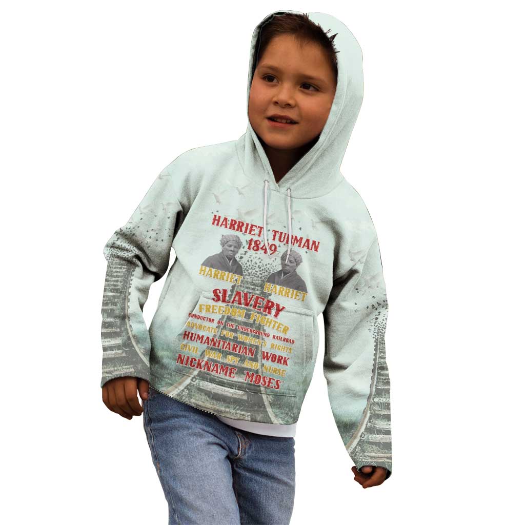 Harriet Tubman 1849 Kid Hoodie Freedom Fighter Legacy - Wonder Print Shop