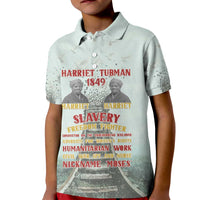 Harriet Tubman 1849 Kid Polo Shirt Freedom Fighter Legacy - Wonder Print Shop