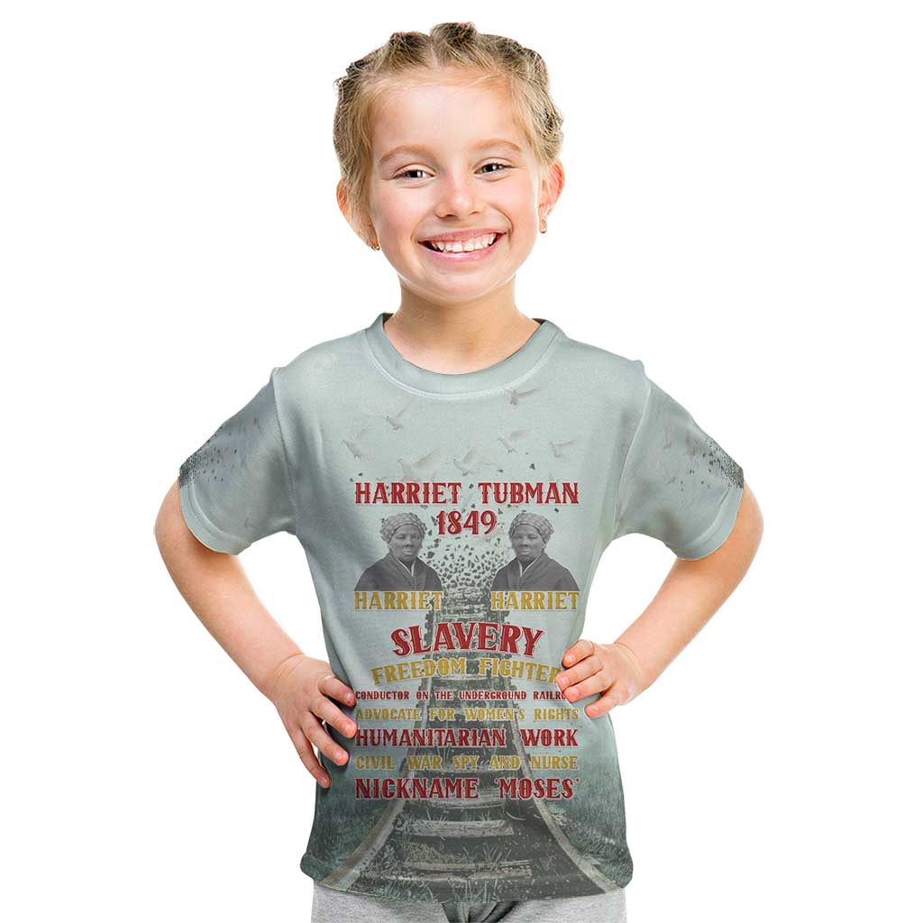 Harriet Tubman 1849 Kid T Shirt Freedom Fighter Legacy - Wonder Print Shop