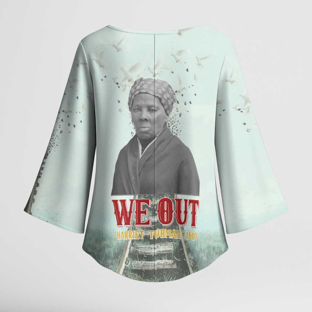 Harriet Tubman 1849 Kimono Sleeve Blouse Freedom Fighter Legacy - Wonder Print Shop