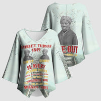 Harriet Tubman 1849 Kimono Sleeve Blouse Freedom Fighter Legacy - Wonder Print Shop