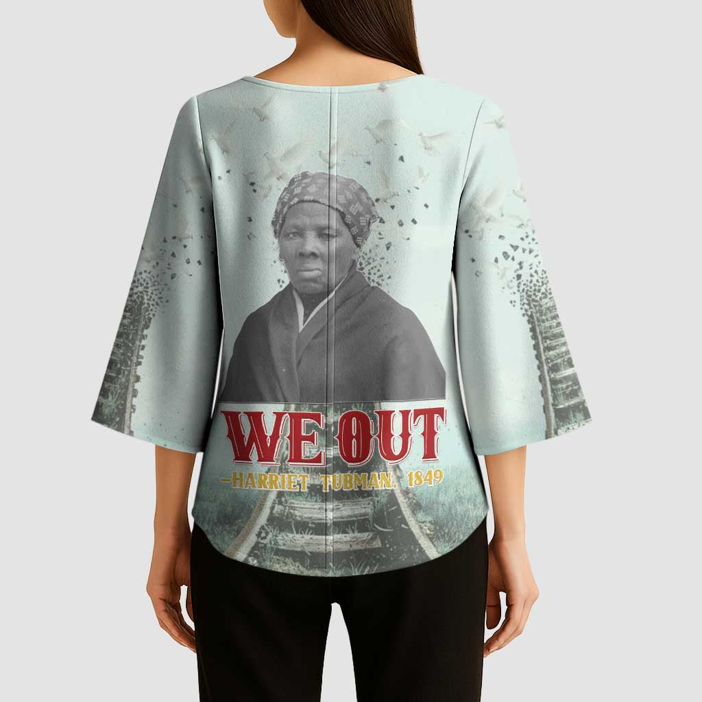 Harriet Tubman 1849 Kimono Sleeve Blouse Freedom Fighter Legacy - Wonder Print Shop