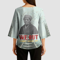 Harriet Tubman 1849 Kimono Sleeve Blouse Freedom Fighter Legacy - Wonder Print Shop