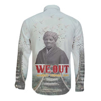 Harriet Tubman 1849 Long Sleeve Button Shirt Freedom Fighter Legacy - Wonder Print Shop
