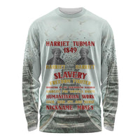 Harriet Tubman 1849 Long Sleeve Shirt Freedom Fighter Legacy - Wonder Print Shop