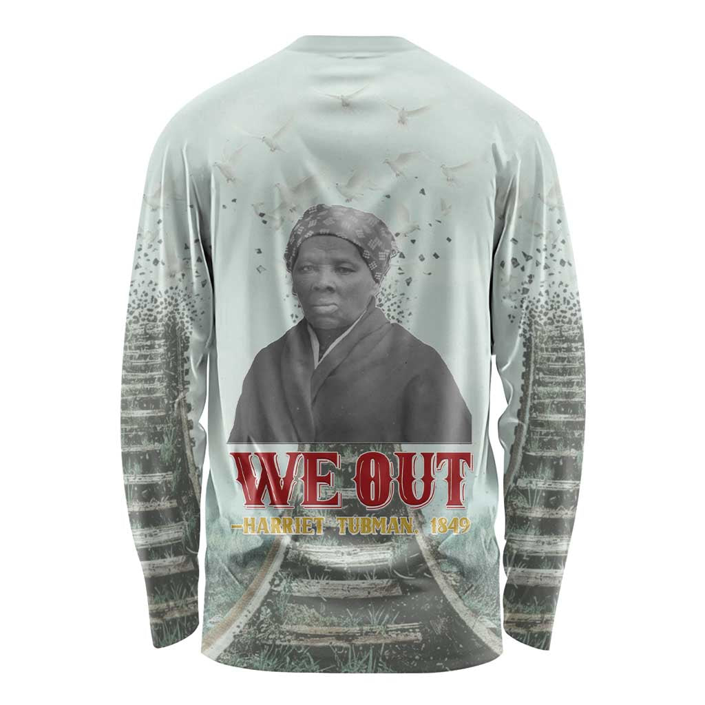 Harriet Tubman 1849 Long Sleeve Shirt Freedom Fighter Legacy - Wonder Print Shop