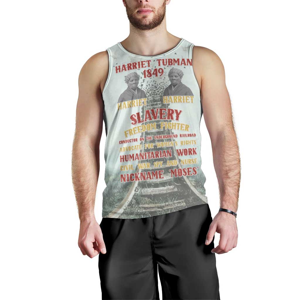 Harriet Tubman 1849 Men Tank Top Freedom Fighter Legacy - Wonder Print Shop
