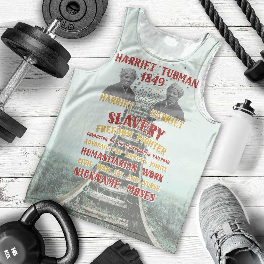 Harriet Tubman 1849 Men Tank Top Freedom Fighter Legacy - Wonder Print Shop