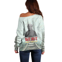 Harriet Tubman 1849 Off Shoulder Sweater Freedom Fighter Legacy - Wonder Print Shop