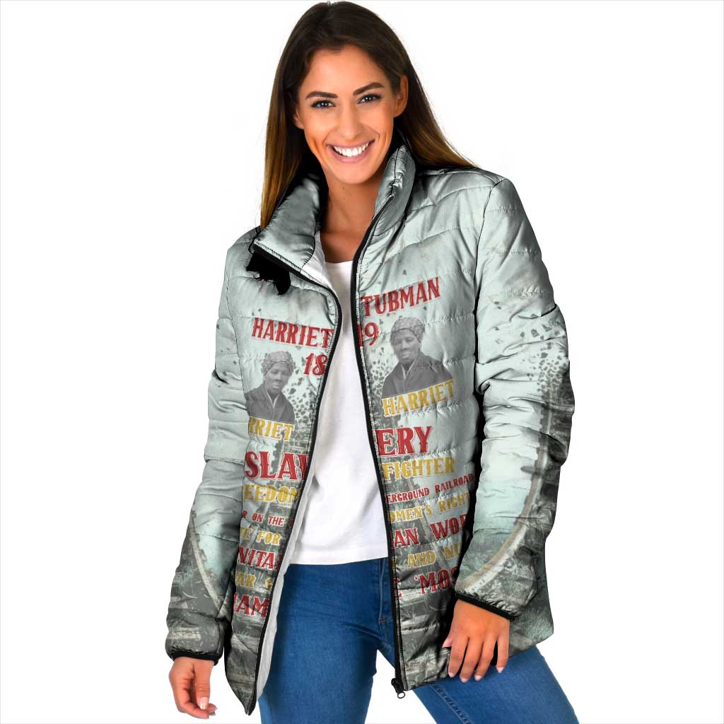 Harriet Tubman 1849 Padded Jacket Freedom Fighter Legacy - Wonder Print Shop