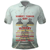 Harriet Tubman 1849 Polo Shirt Freedom Fighter Legacy - Wonder Print Shop