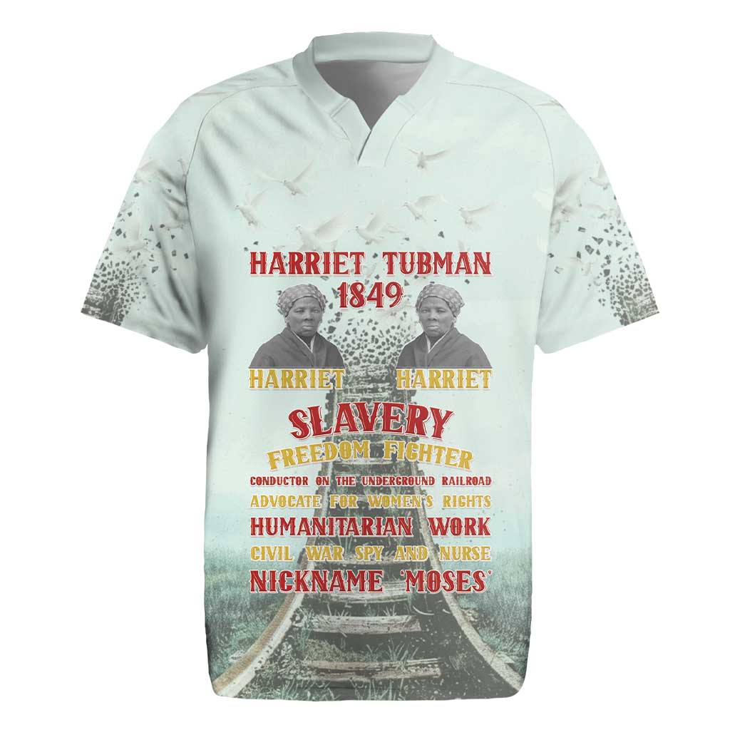 Harriet Tubman 1849 Rugby Jersey Freedom Fighter Legacy - Wonder Print Shop