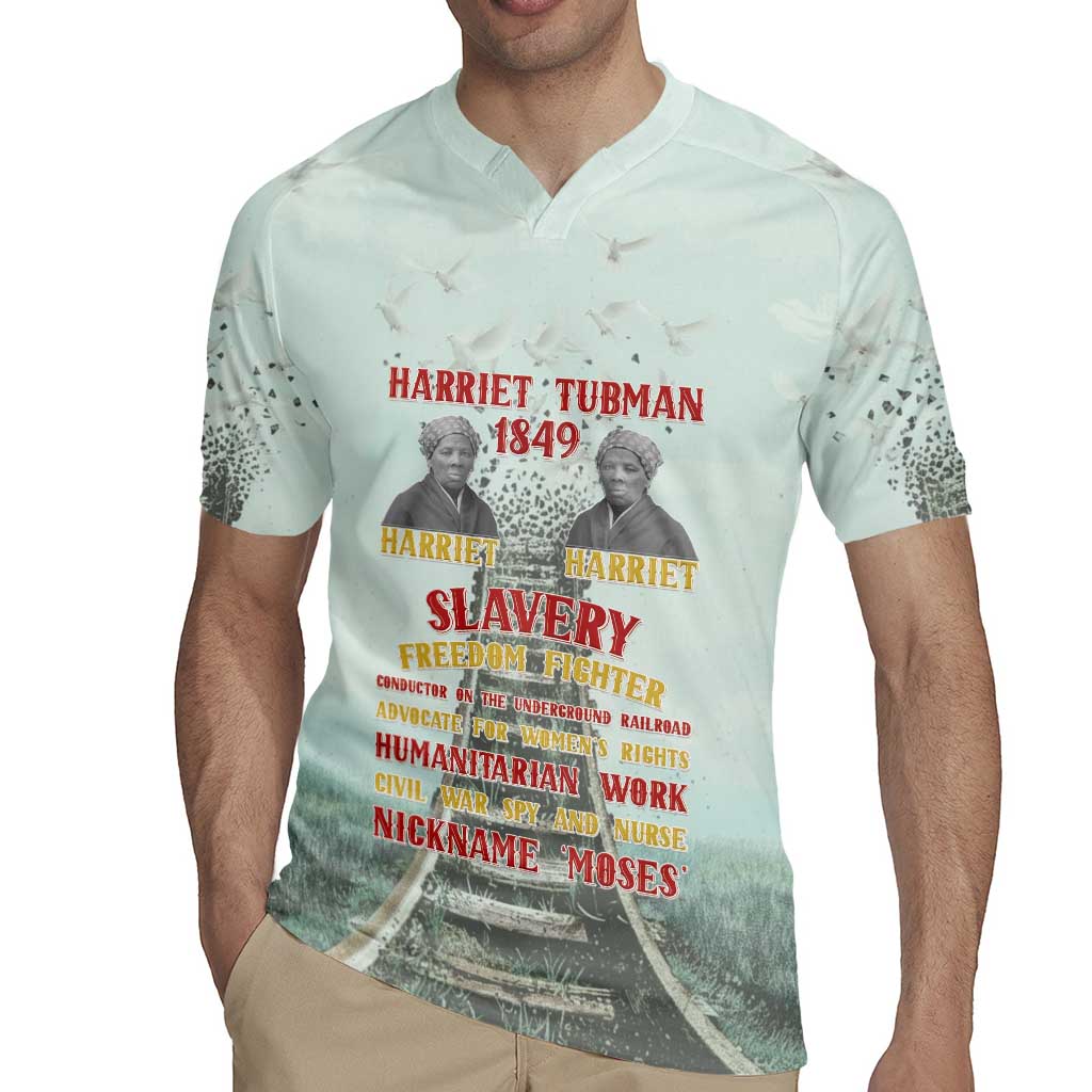 Harriet Tubman 1849 Rugby Jersey Freedom Fighter Legacy - Wonder Print Shop
