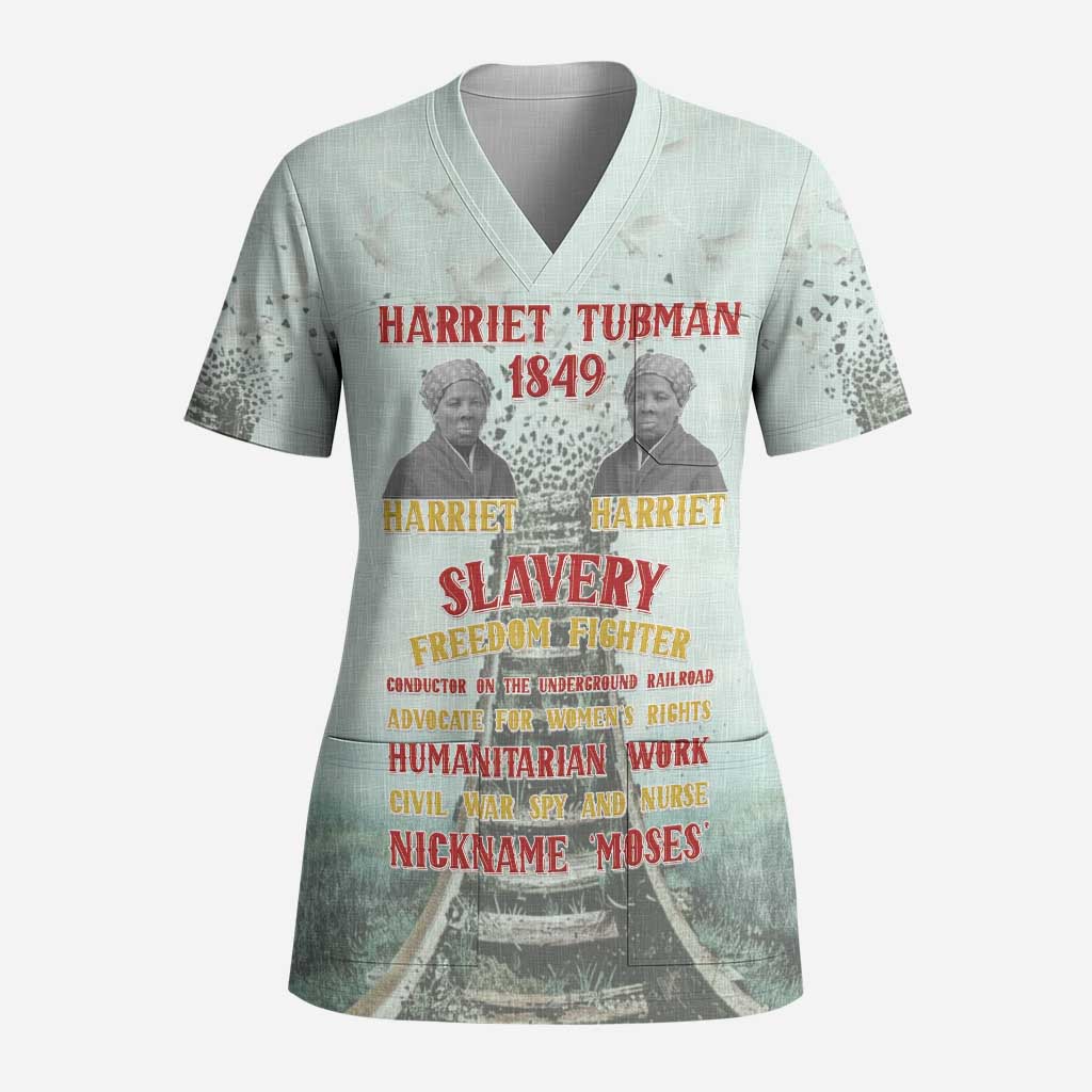 Harriet Tubman 1849 Scrub Top Freedom Fighter Legacy - Wonder Print Shop