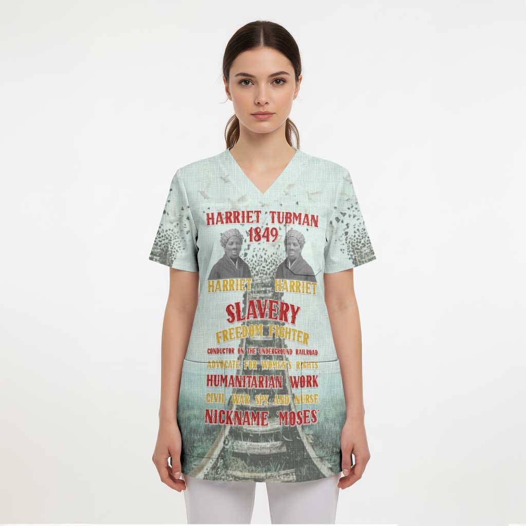 Harriet Tubman 1849 Scrub Top Freedom Fighter Legacy - Wonder Print Shop