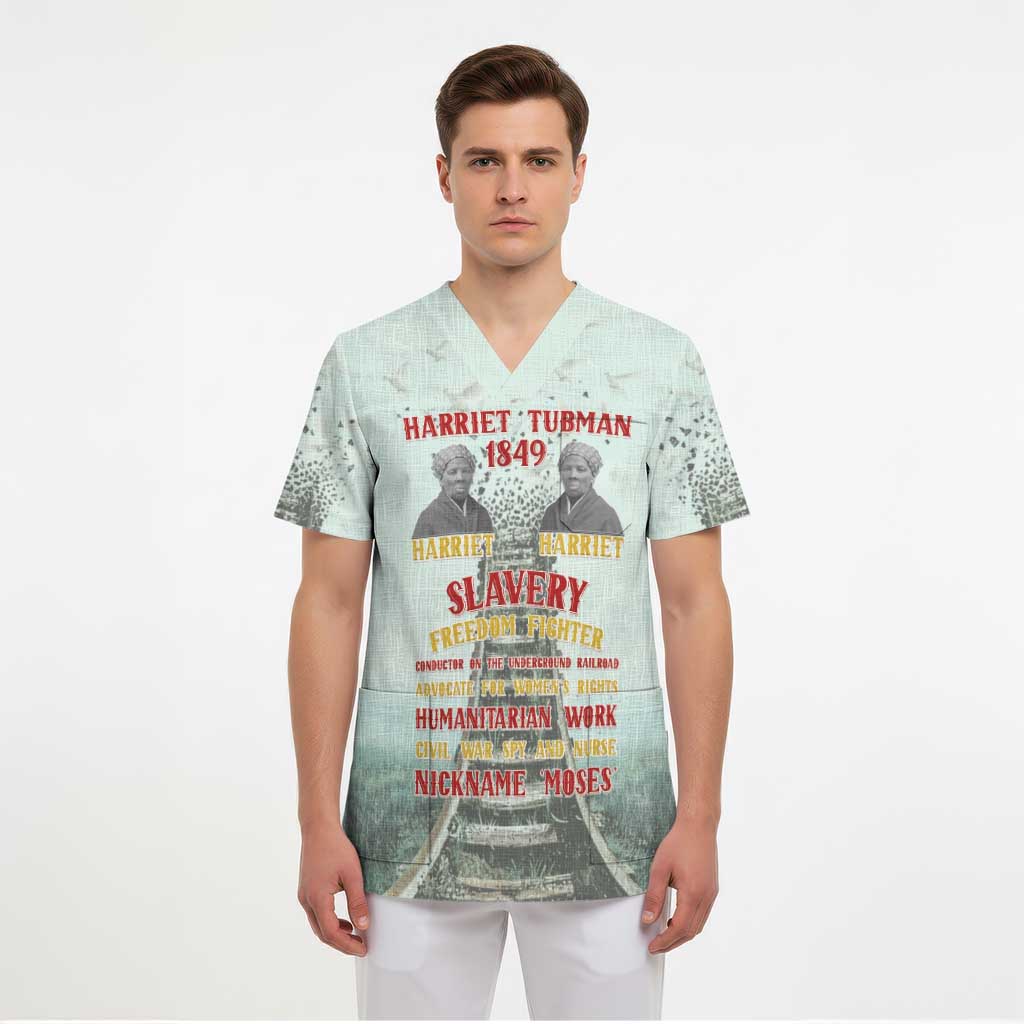 Harriet Tubman 1849 Scrub Top Freedom Fighter Legacy - Wonder Print Shop