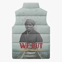 Harriet Tubman 1849 Sleeveless Puffer Jacket Freedom Fighter Legacy - Wonder Print Shop