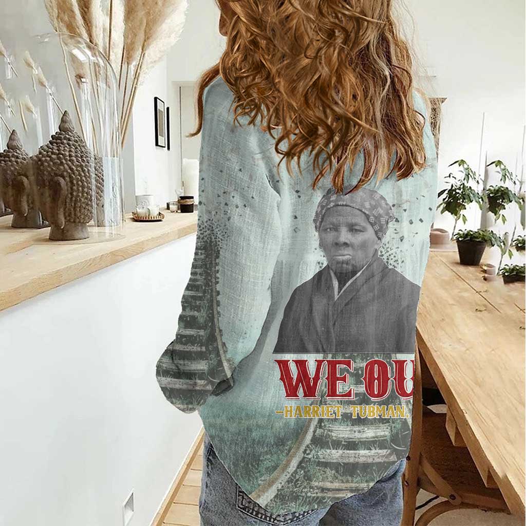 Harriet Tubman 1849 Women Casual Shirt Freedom Fighter Legacy - Wonder Print Shop