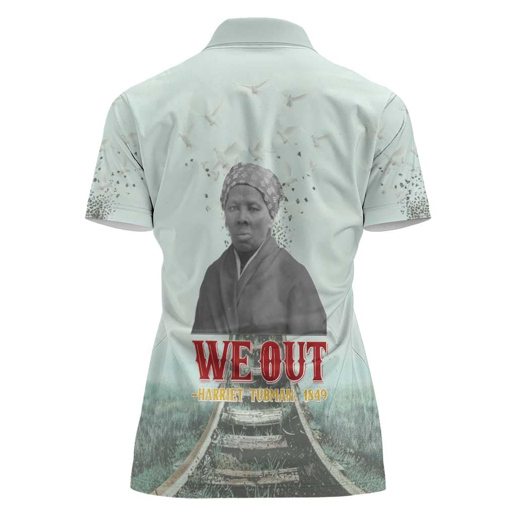 Harriet Tubman 1849 Women Polo Shirt Freedom Fighter Legacy - Wonder Print Shop