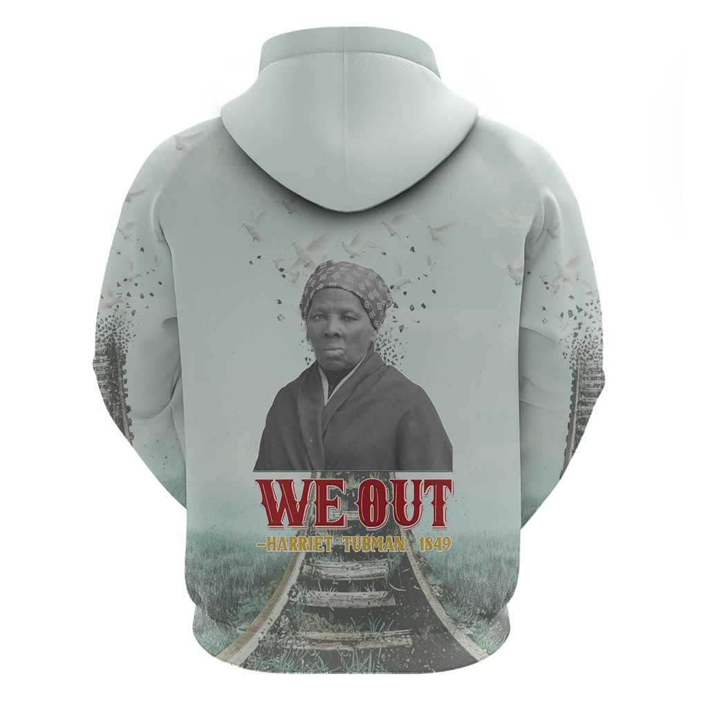 Harriet Tubman 1849 Zip Hoodie Freedom Fighter Legacy - Wonder Print Shop