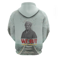 Harriet Tubman 1849 Zip Hoodie Freedom Fighter Legacy - Wonder Print Shop