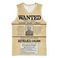 WANTED for Freedom Basketball Jersey Harriet Moses Tubman - Wonder Print Shop