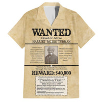 WANTED for Freedom Hawaiian Shirt Harriet Moses Tubman - Wonder Print Shop