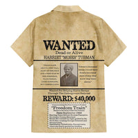 WANTED for Freedom Hawaiian Shirt Harriet Moses Tubman - Wonder Print Shop