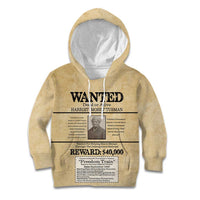 WANTED for Freedom Kid Hoodie Harriet Moses Tubman - Wonder Print Shop