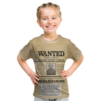 WANTED for Freedom Kid T Shirt Harriet Moses Tubman - Wonder Print Shop
