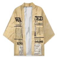 WANTED for Freedom Kimono Harriet Moses Tubman - Wonder Print Shop