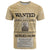 WANTED for Freedom T Shirt Harriet Moses Tubman - Wonder Print Shop