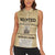 WANTED for Freedom Women Sleeveless Polo Shirt Harriet Moses Tubman - Wonder Print Shop