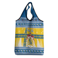 Sweden Christmas Grocery Bag Coat Of Arms - Scandinavian Pattern