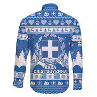 Greece Christmas Family Matching Mermaid Dress and Hawaiian Shirt Coat Of Arms Kala Cristouyenna - Wonder Print Shop