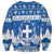 Greece Christmas Sweatshirt Coat Of Arms Kala Cristouyenna - Wonder Print Shop
