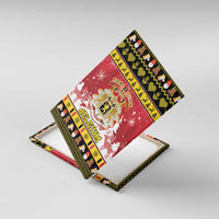 Belgium Christmas Canvas Wall Art Coat Of Arms Vrolijk Kerstfeest - Wonder Print Shop