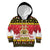 Belgium Christmas Kid Hoodie Coat Of Arms Vrolijk Kerstfeest - Wonder Print Shop