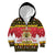 Belgium Christmas Kid Hoodie Coat Of Arms Vrolijk Kerstfeest - Wonder Print Shop