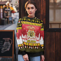 Belgium Christmas Ugly Christmas Sweater Coat Of Arms Vrolijk Kerstfeest - Wonder Print Shop