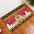 Belgium Christmas Rubber Doormat Coat Of Arms Vrolijk Kerstfeest - Wonder Print Shop